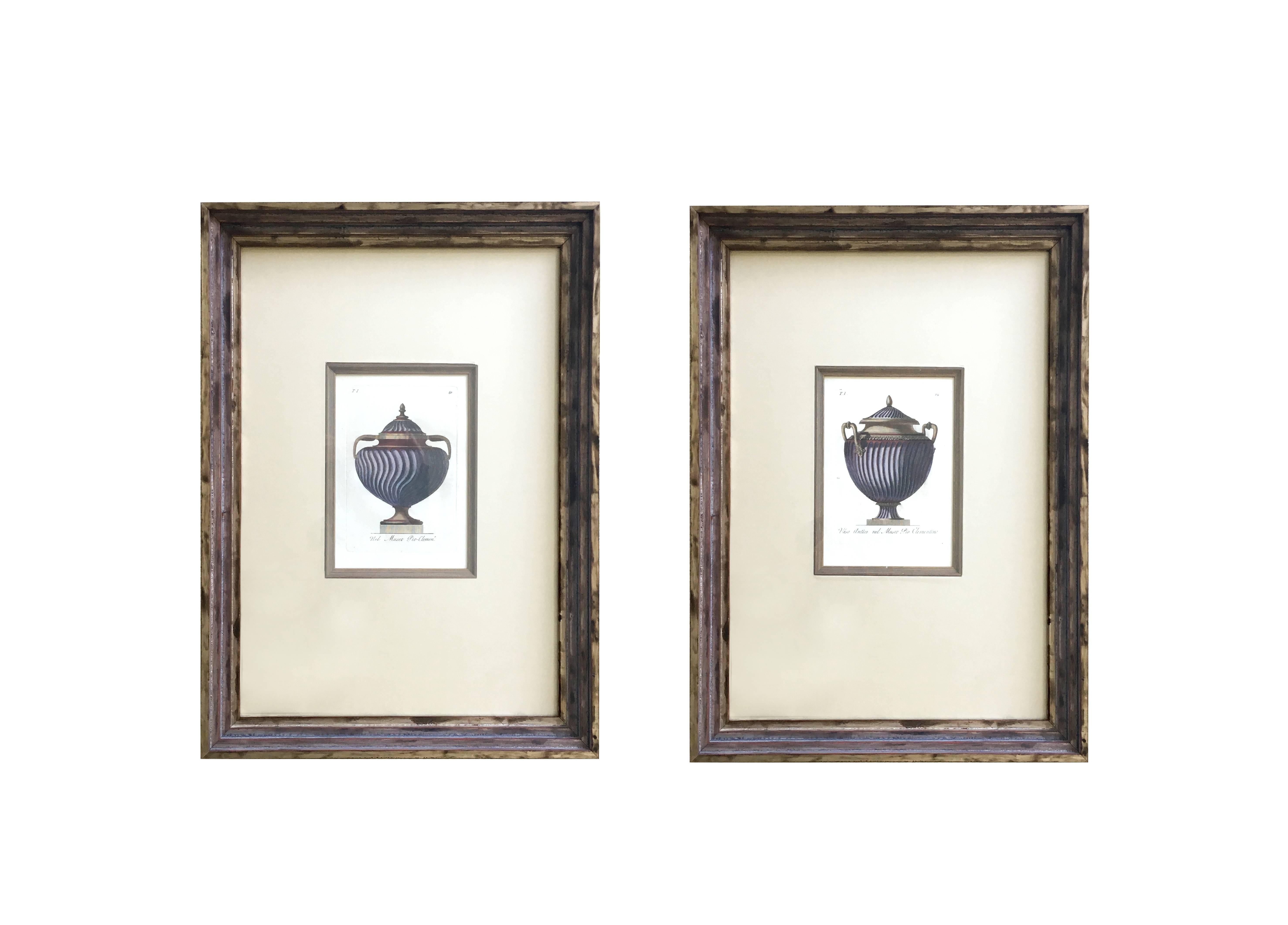 19th Century Pair of Hand Colored Engravings 1