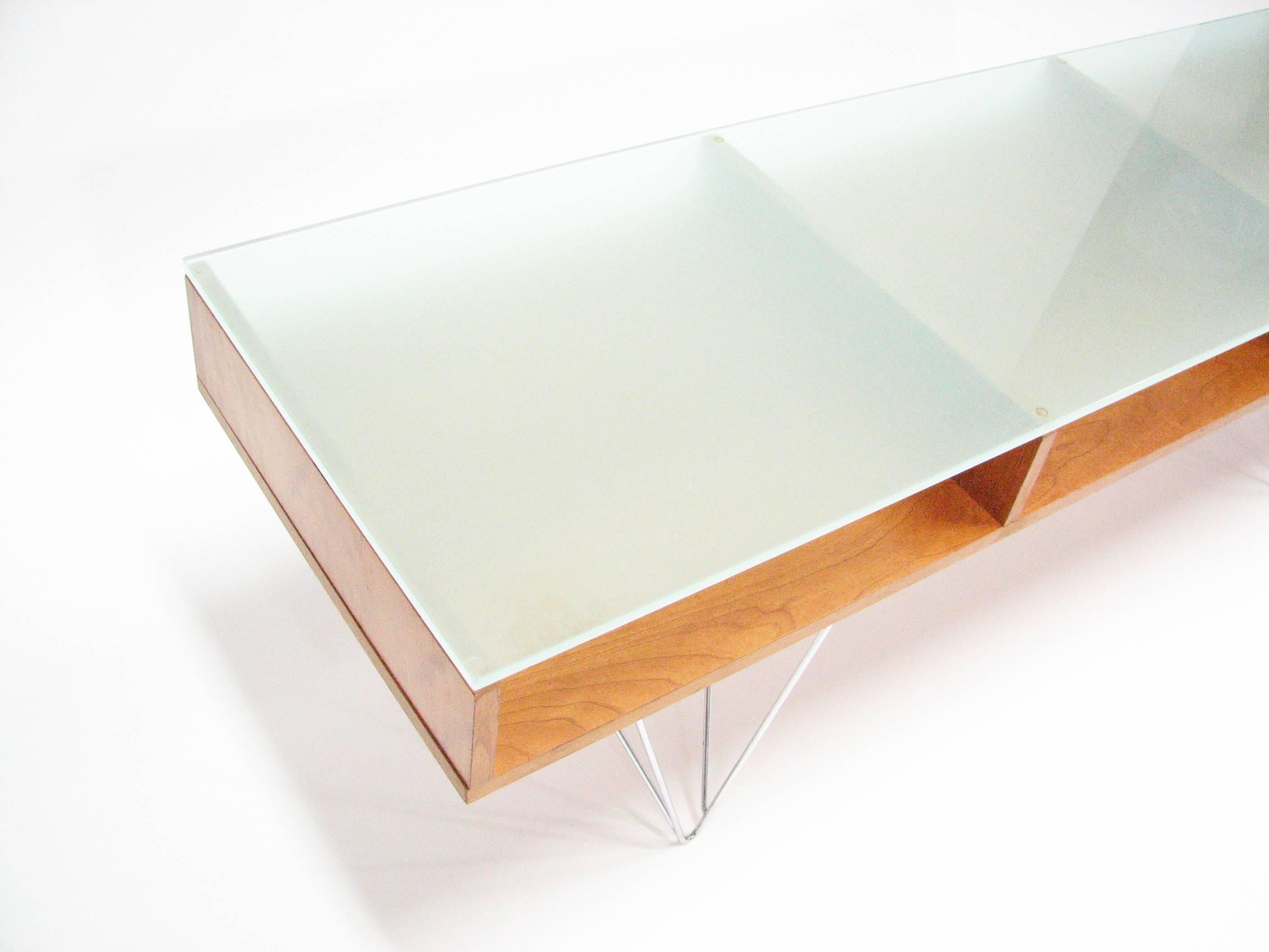 Post-Modern Glass Top Cocktail Table by Bobo Modern Living