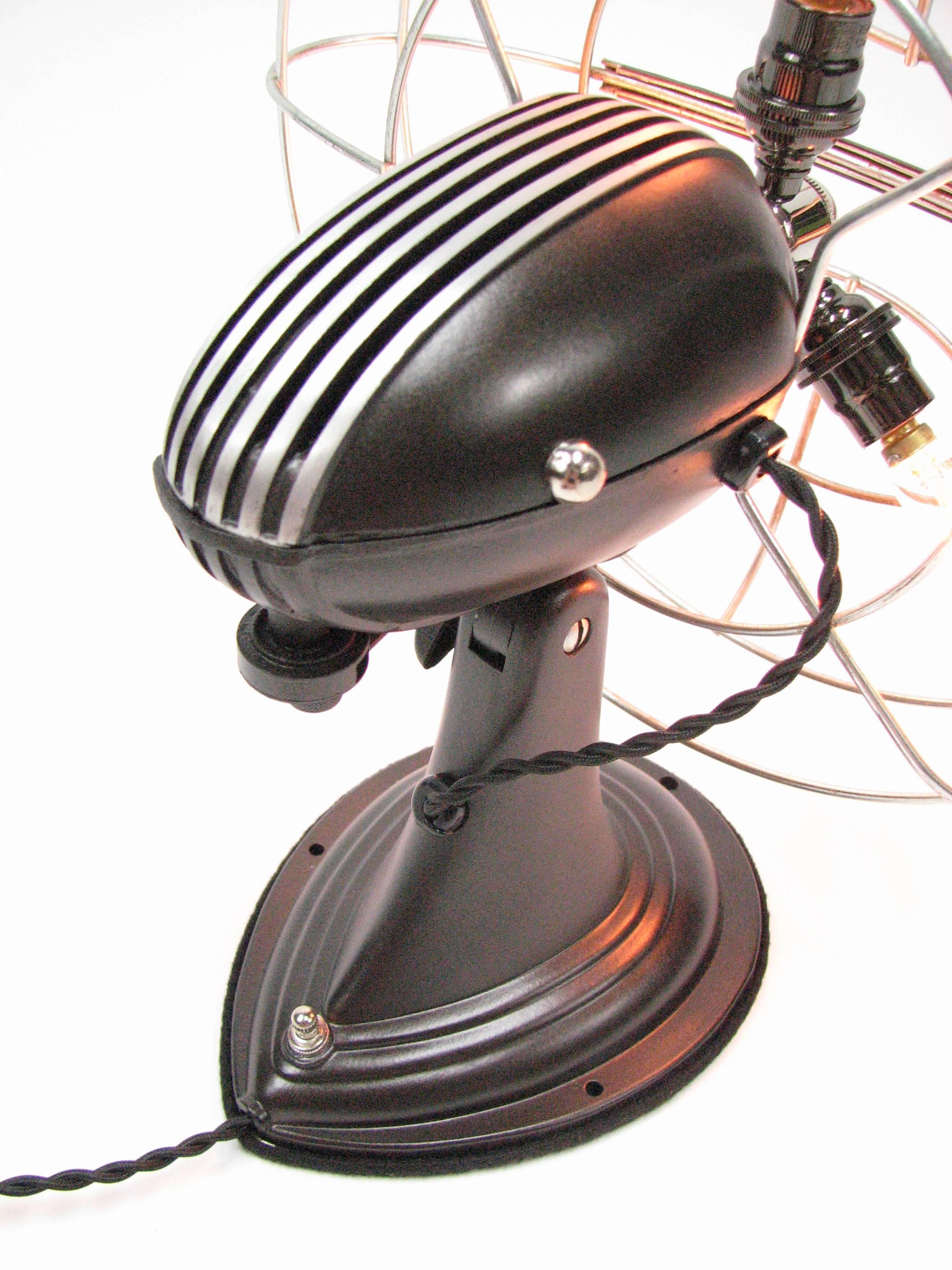 Metal Westinghouse Catalog No. 12 LA 4 Fan Lamp For Sale