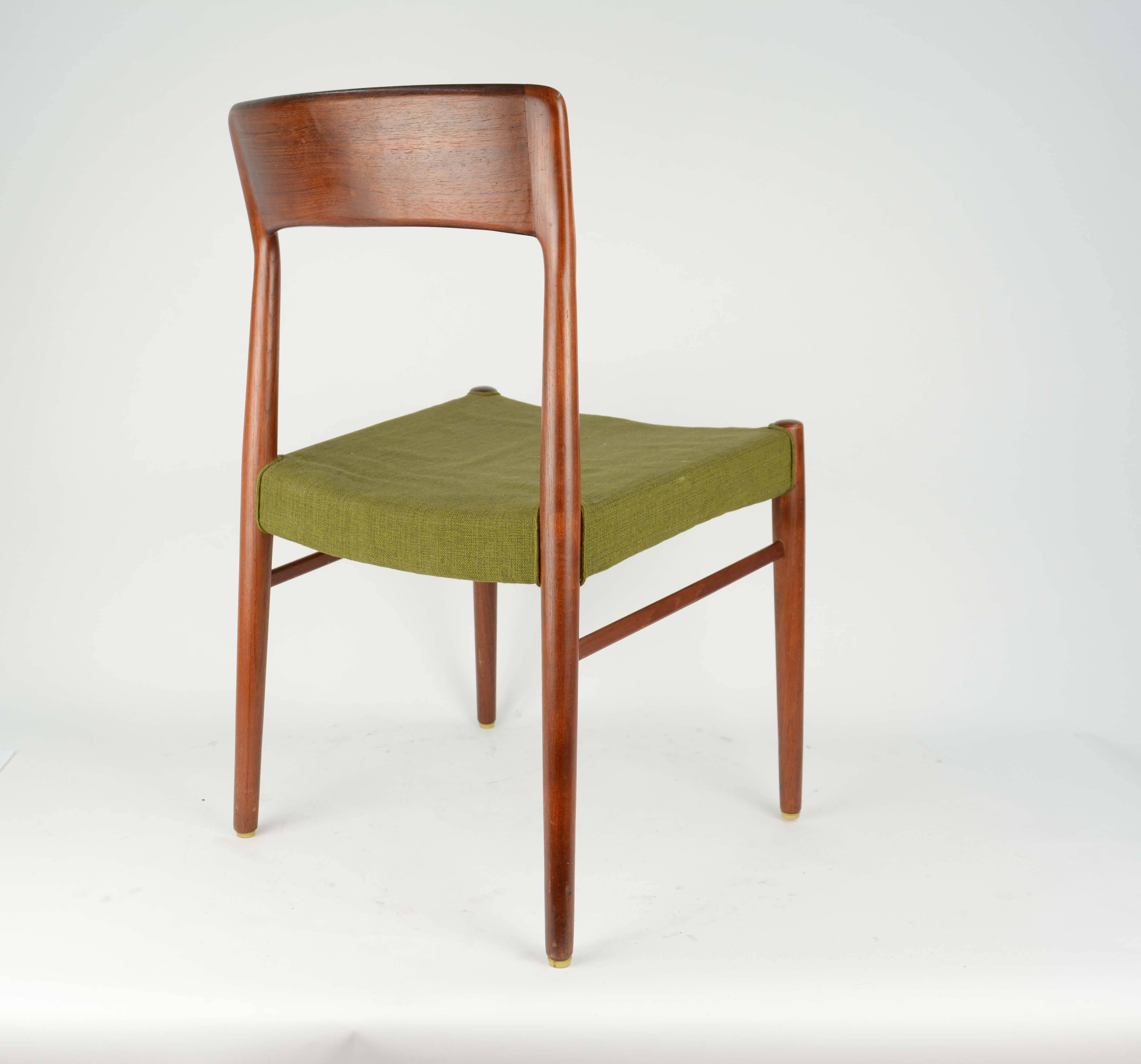 Set of Six Teak Dining Chairs by Niels Otto Møller, Model 77 In Good Condition For Sale In Portland, OR