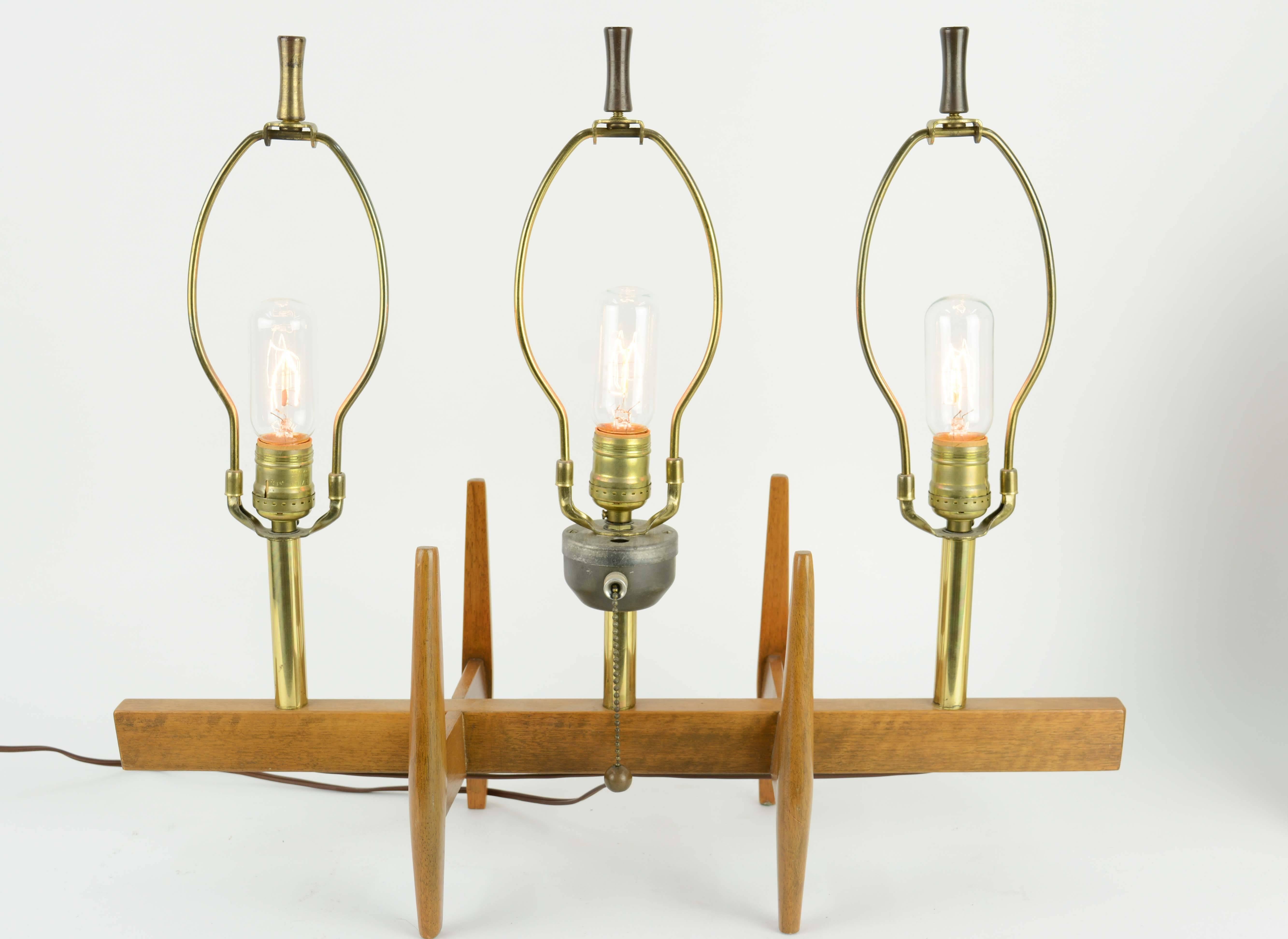 American Triptych Table Lamp by Moss Lighting of San Francisco