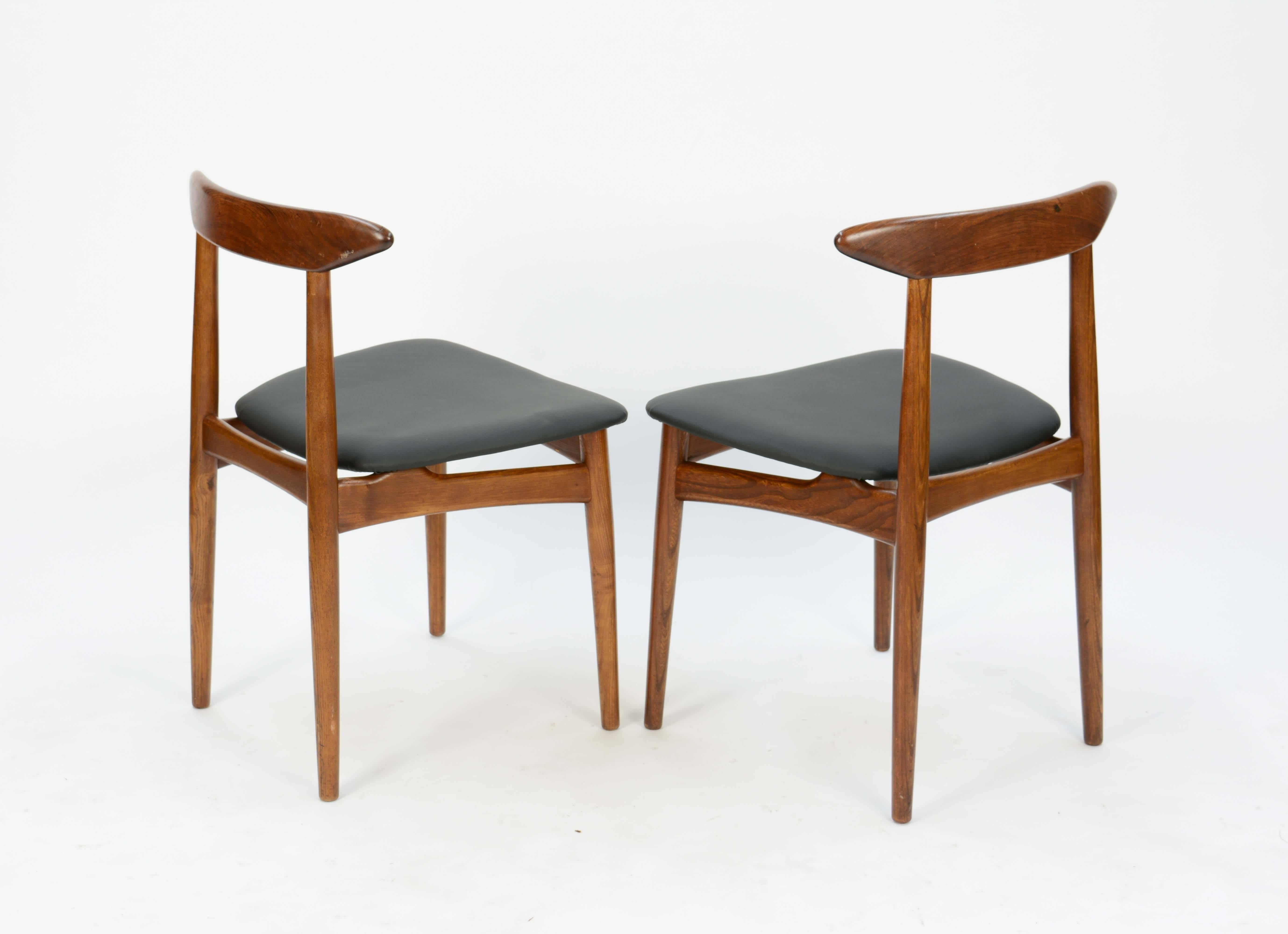 Mid-20th Century Set of Four Danish Teak Chairs after Hans Wegner