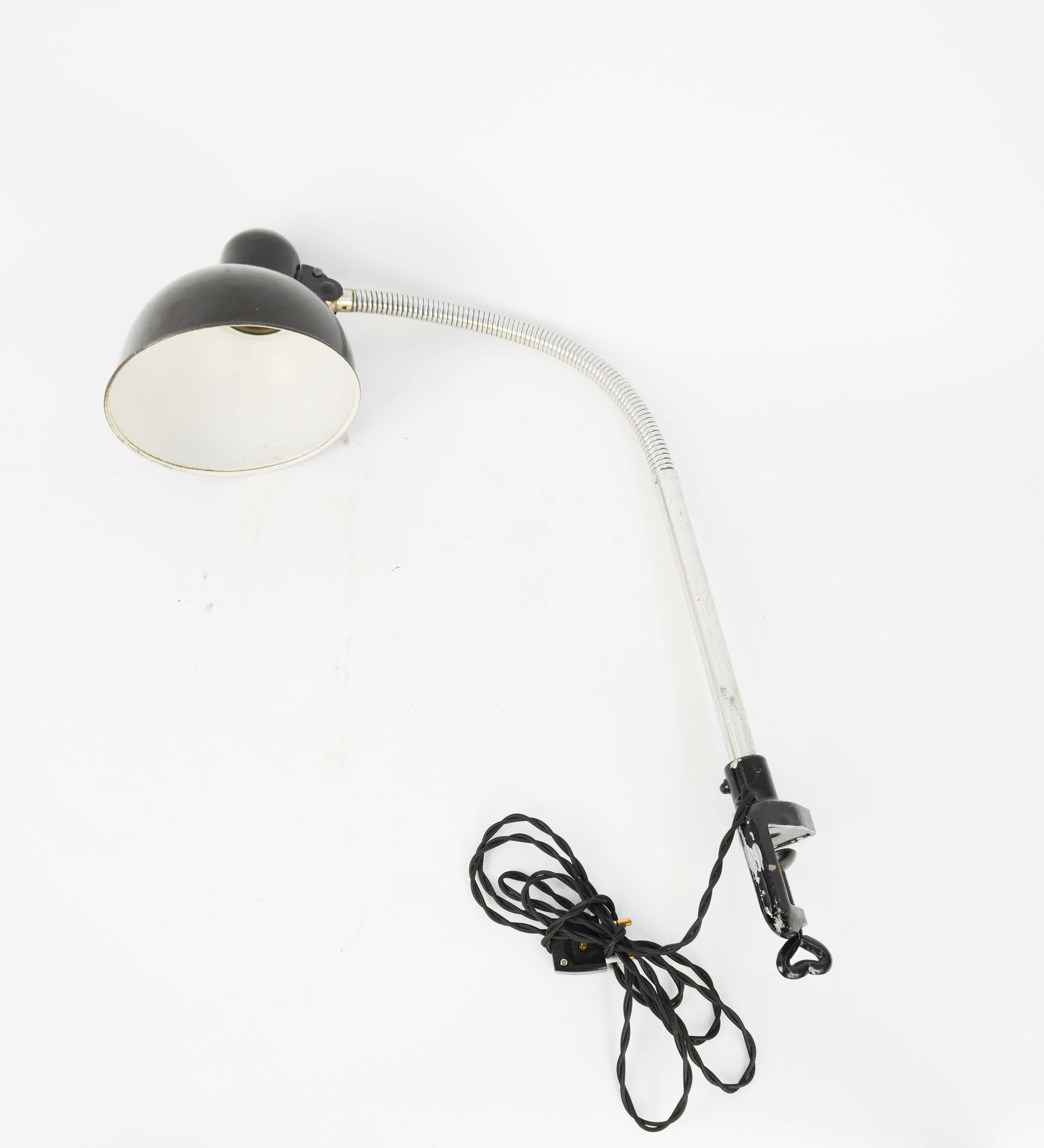 Pair of Christian Dell Architect's Clamp Desk Lamps for Kaiser of Germany 3