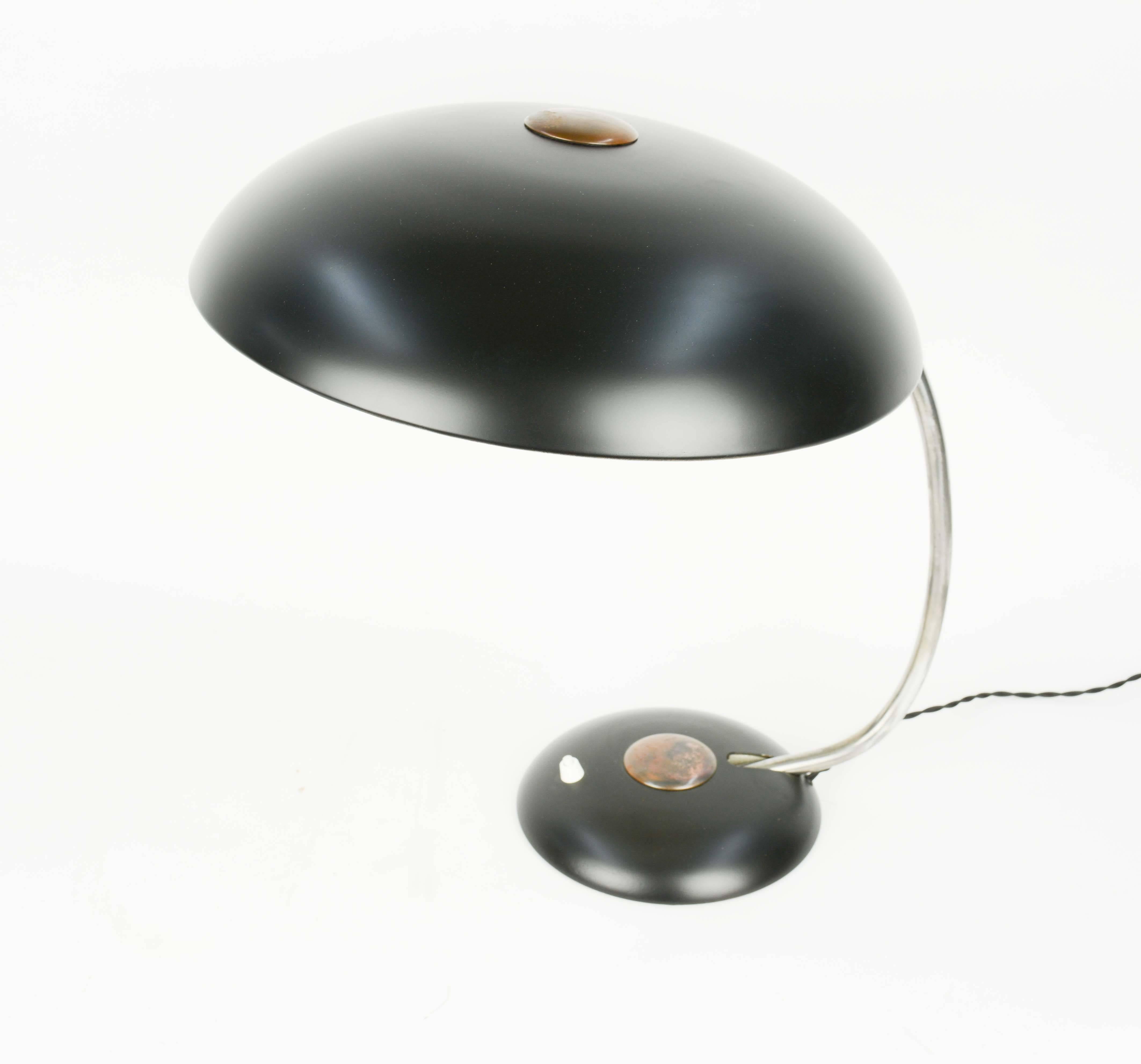 Industrial Grand Black Helio Desk Lamp
