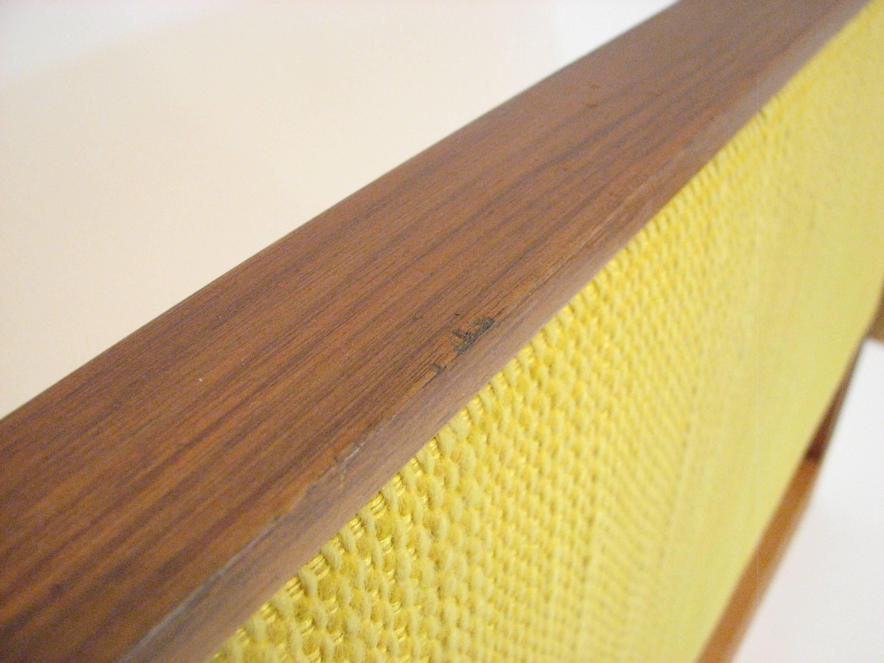 Mid-20th Century Florence Knoll Upholstered King Headboard