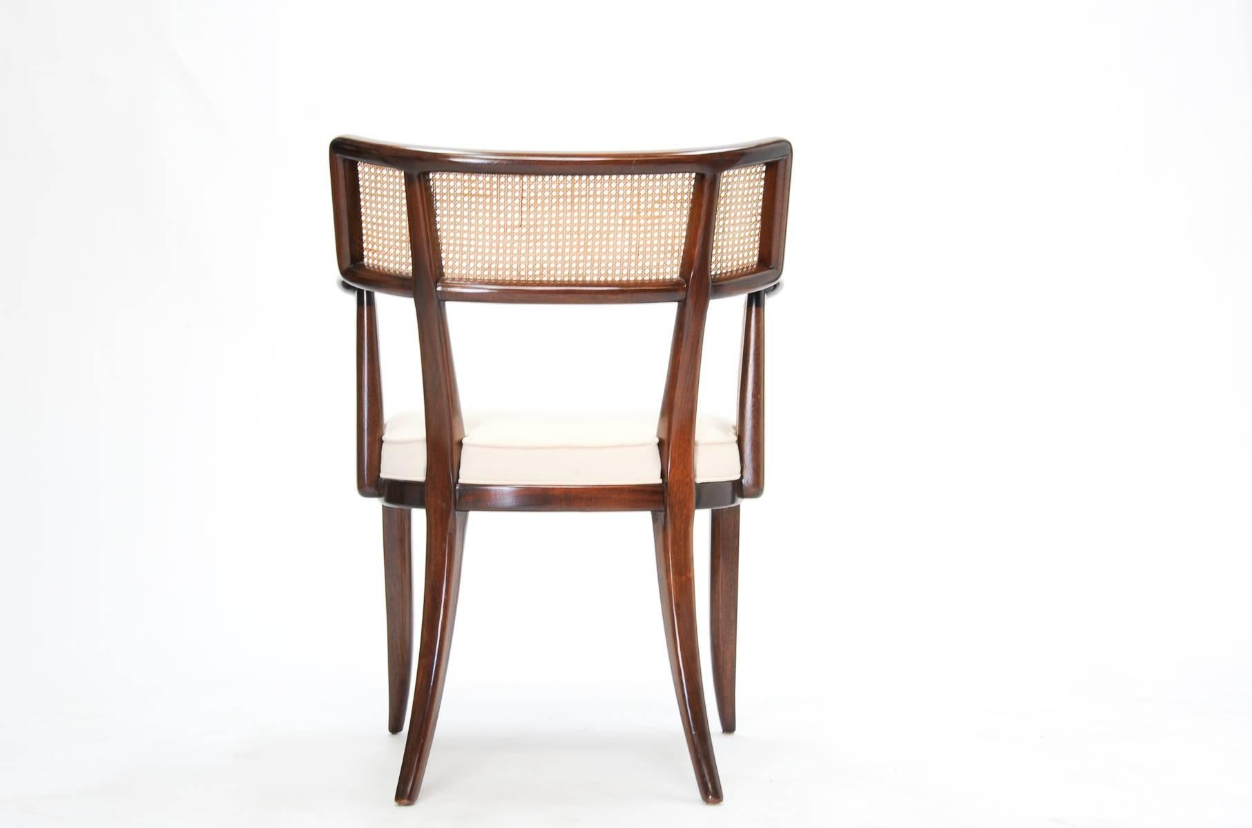 American Set of up to 12 Magnificent Edward Wormley Dining Chairs for Dunbar For Sale