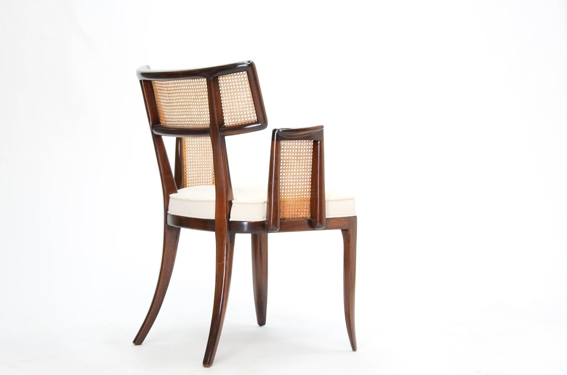 Set of up to 12 Magnificent Edward Wormley Dining Chairs for Dunbar In Excellent Condition For Sale In Portland, OR