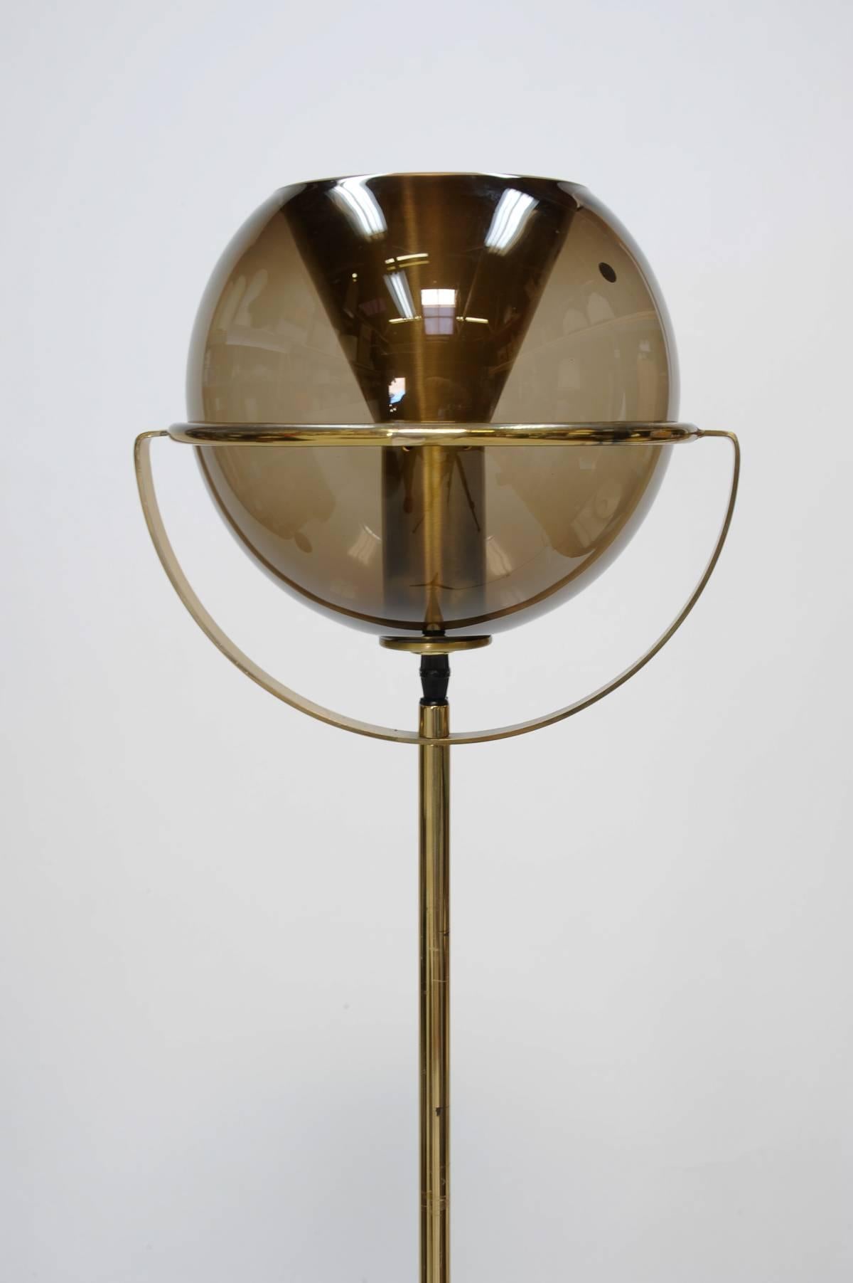 Mid-Century Modern Rare Adjustable Floor Lamp by Frank Ligtelijn for RAAK of Amsterdam