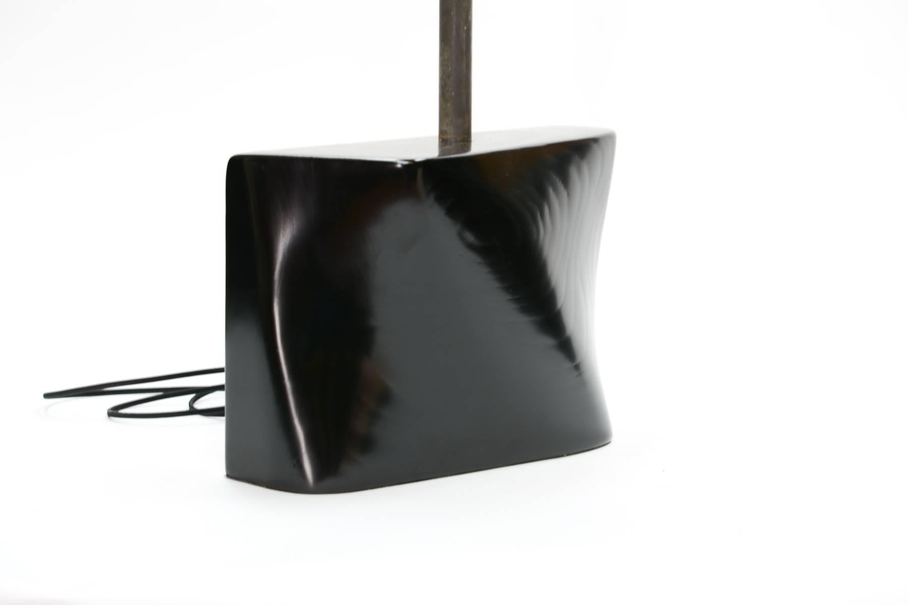 Mid-20th Century Pair of Modern Abstract Table Lamps by F.F. Kern in the Manner of Paul Laszlo For Sale