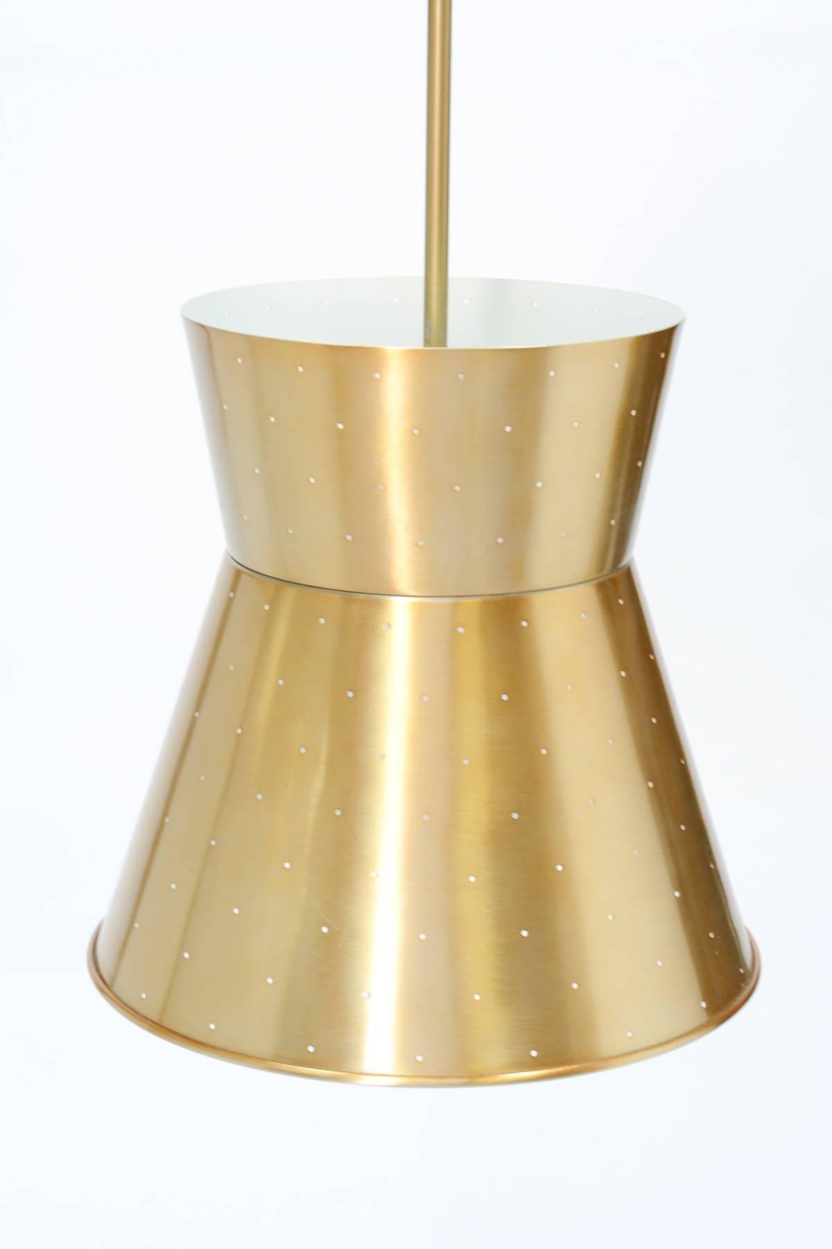 American Up to a Set of Seven Starlite Medium Pendant Lamps