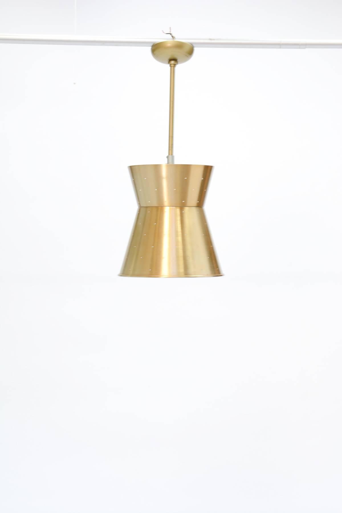 Mid-20th Century Up to a Set of Seven Starlite Medium Pendant Lamps