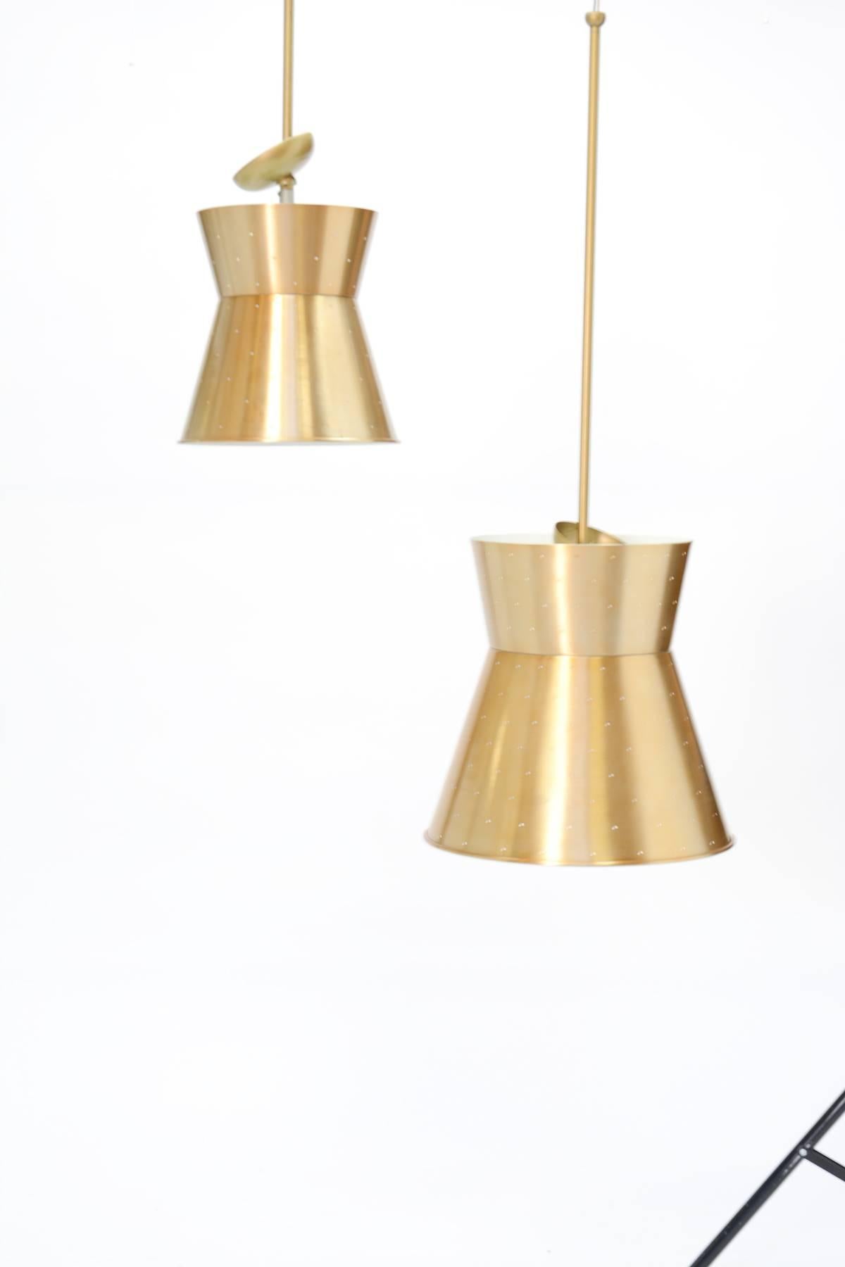 Up to a Set of Seven Starlite Medium Pendant Lamps 1