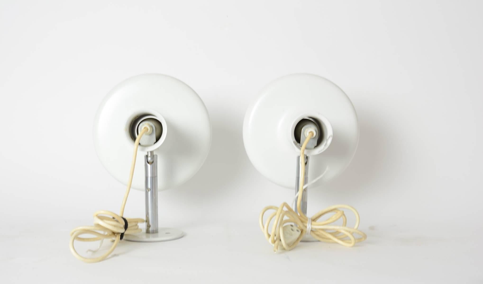 Danish Pair of 'Optima' Articulating Wall Sconces by Hans Due for Fog & Mørup