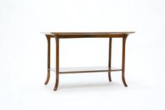 T. H. Robsjohn-Gibbings Side Table for Widdicomb with Crossed-Veneer Top