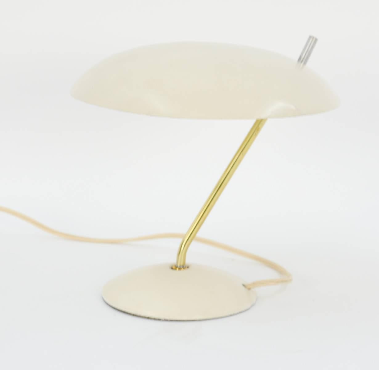 Mid-Century Modern Petite Desk Cantilever Desk Lamp with Two Bulbs