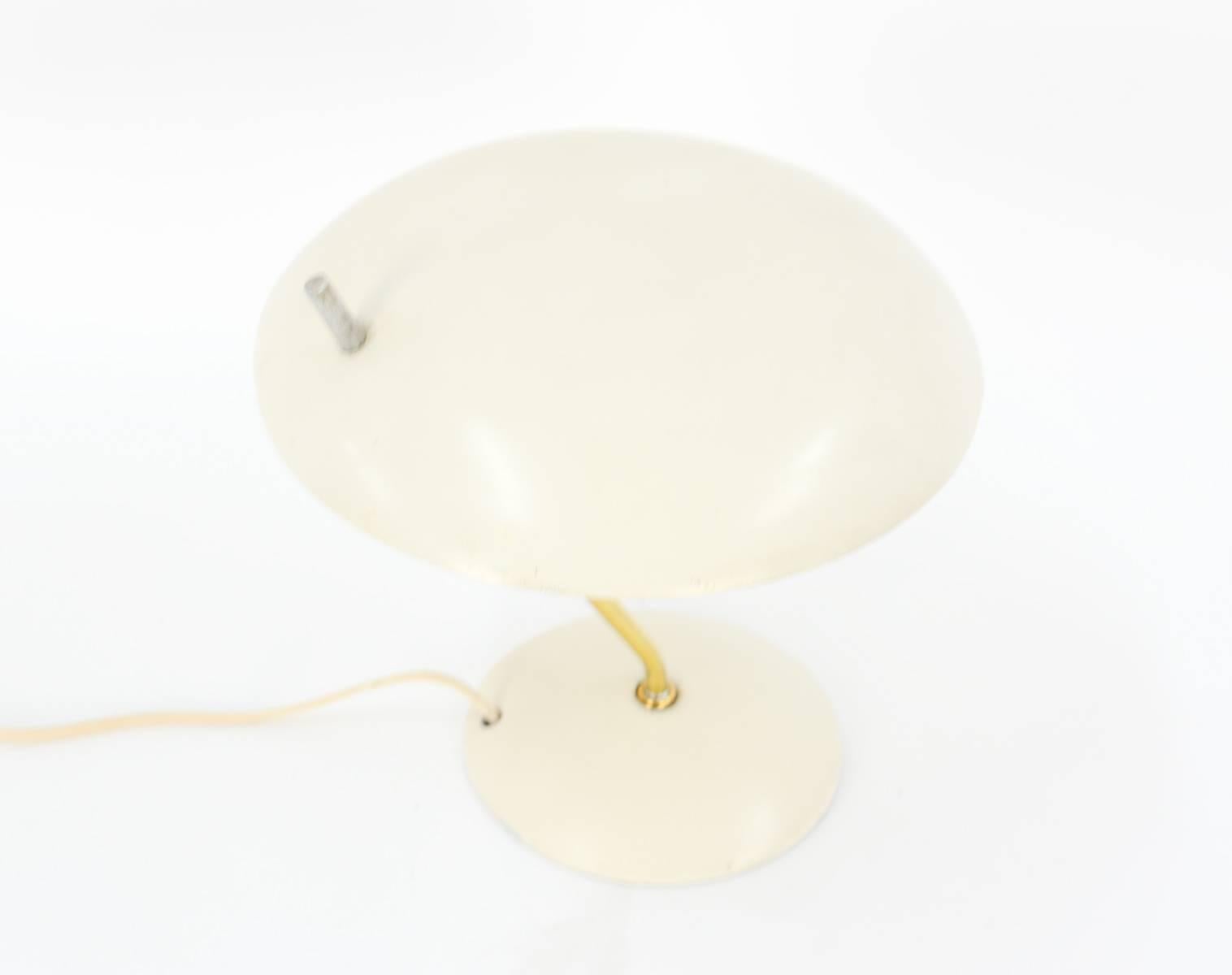 Italian Petite Desk Cantilever Desk Lamp with Two Bulbs