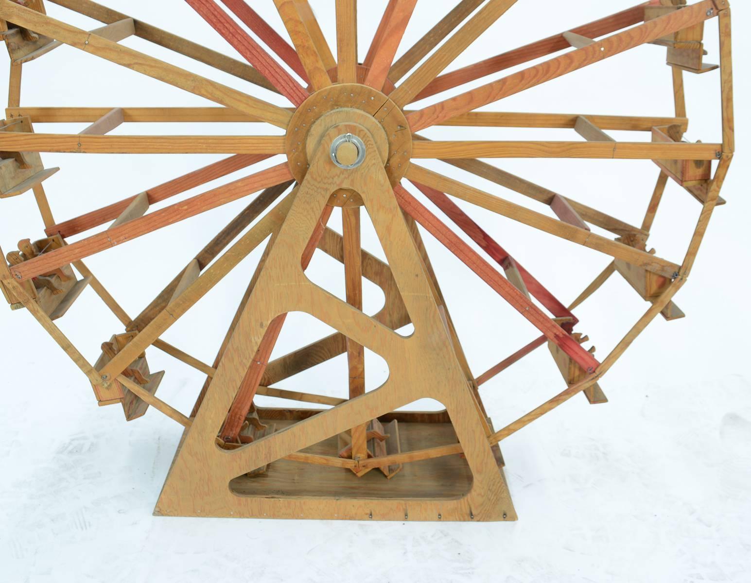 wooden ferris wheel