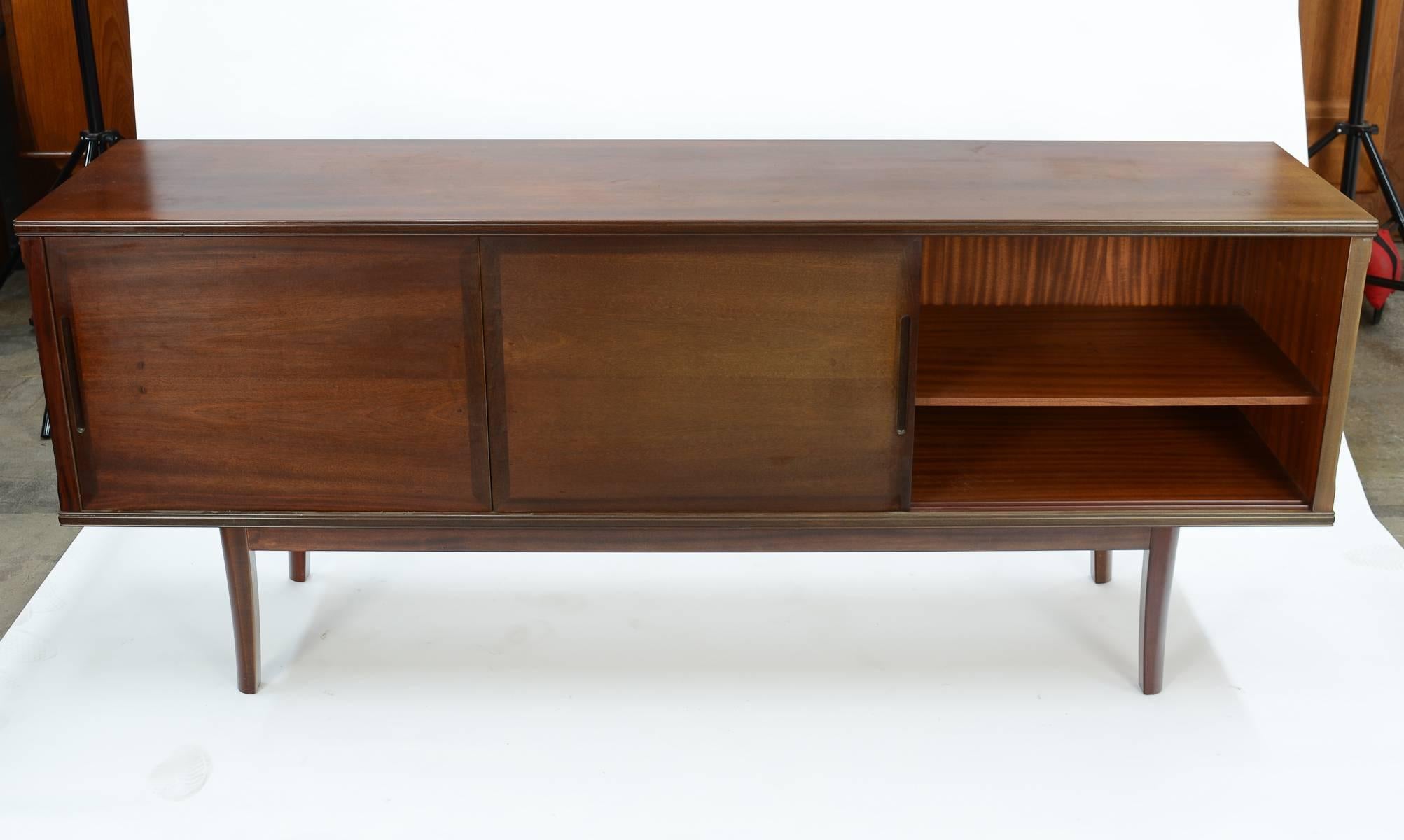 Mid-20th Century Grand Ole Wanscher Solid Mahogany Sideboard