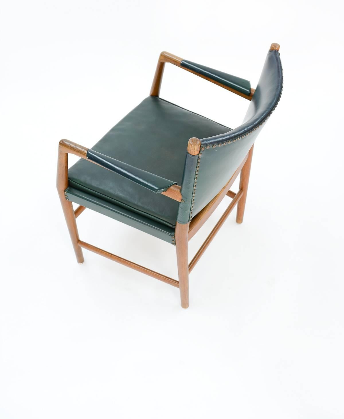 Oak First Production Hans Wegner Aarhus City Hall Desk Chair for Planmobler, 1940