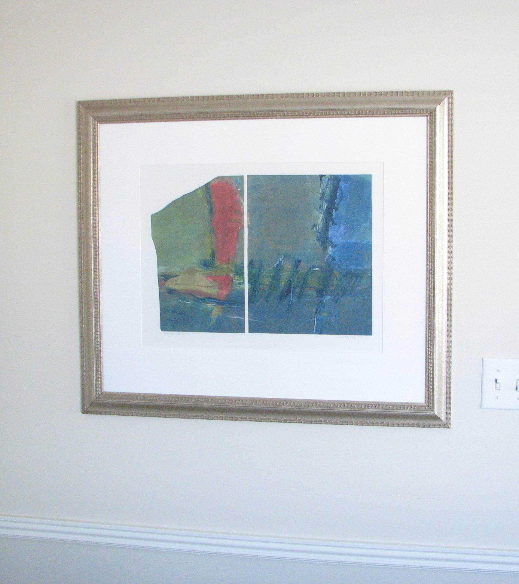 Mountain Lake I by Anne Raymond For Sale 3