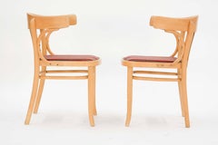 A Pair of Exquisite Austrian Bentwood Chairs by J & J Kohn