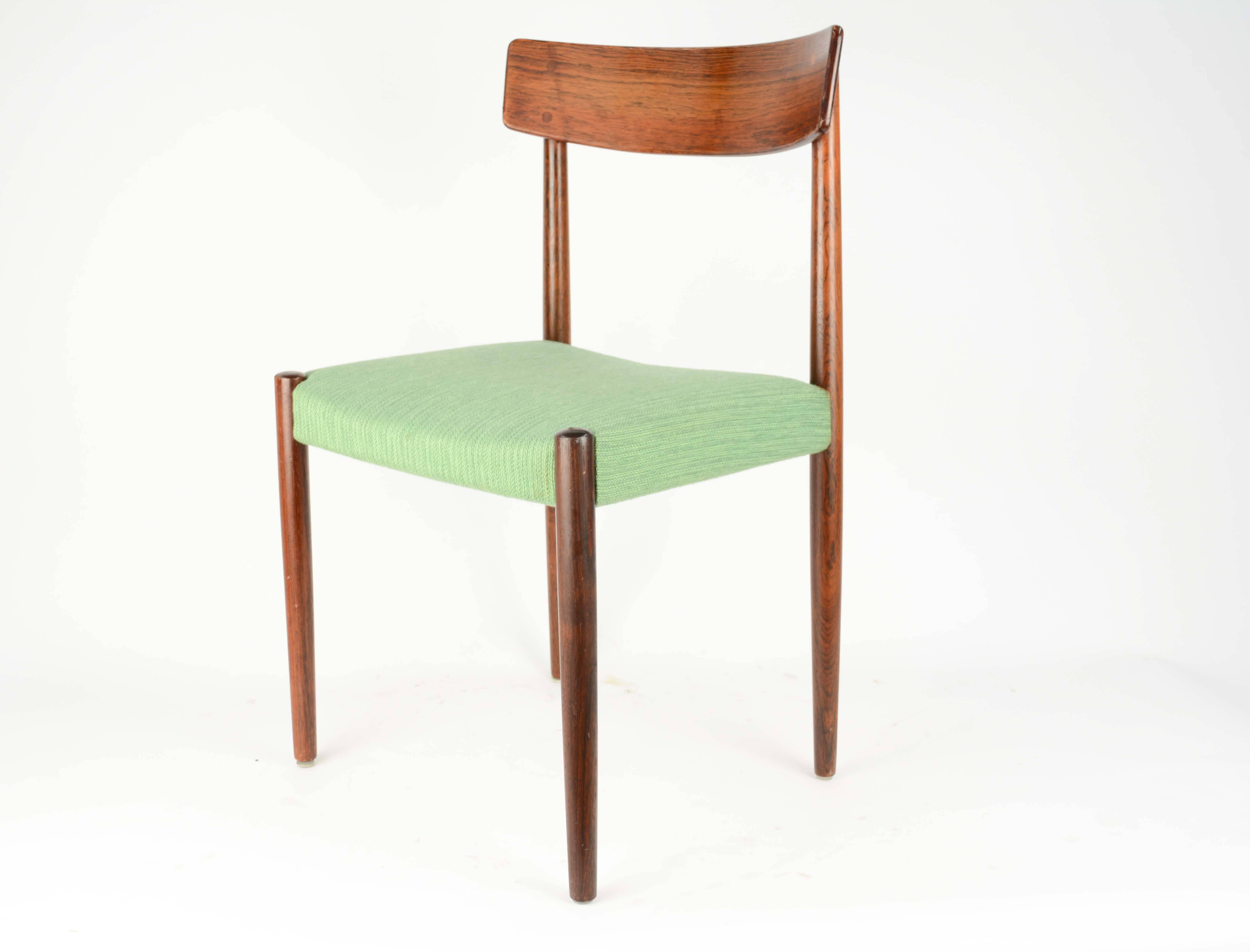 Spectacular Set of Eight Rosewood Chairs by Nils Jonsson for Troeds of Sweden 1