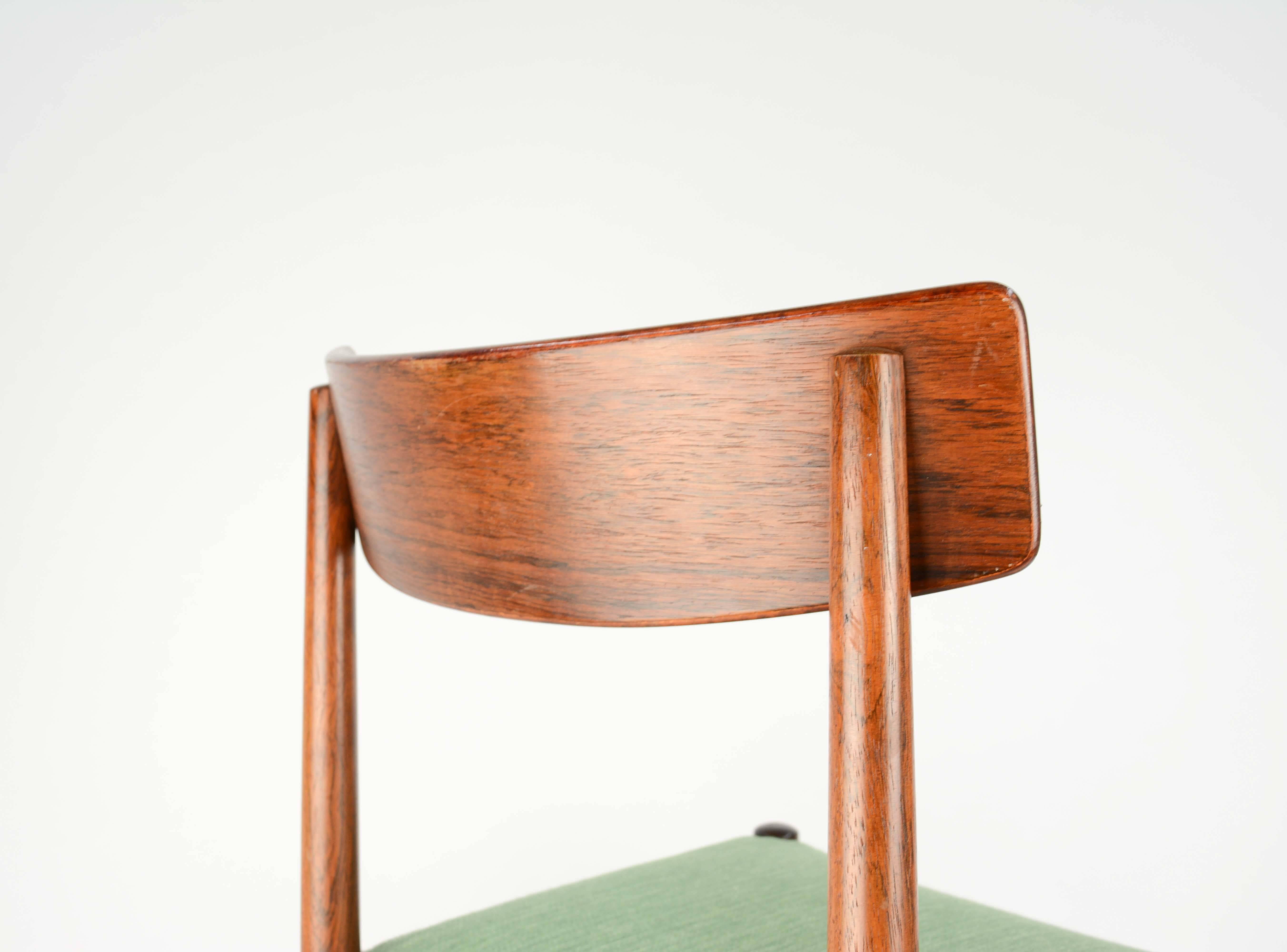 Spectacular Set of Eight Rosewood Chairs by Nils Jonsson for Troeds of Sweden 3