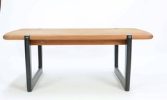 Organic and Monumental Danish Teak Coffee Table