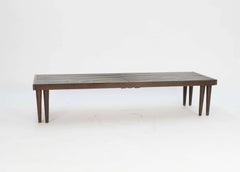 John Keal's Slate Expandable Bench or Coffee Table for Brown and Saltman of CA