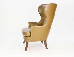 Pair of Custom Made-to-Order Regal Wingback Club Chairs