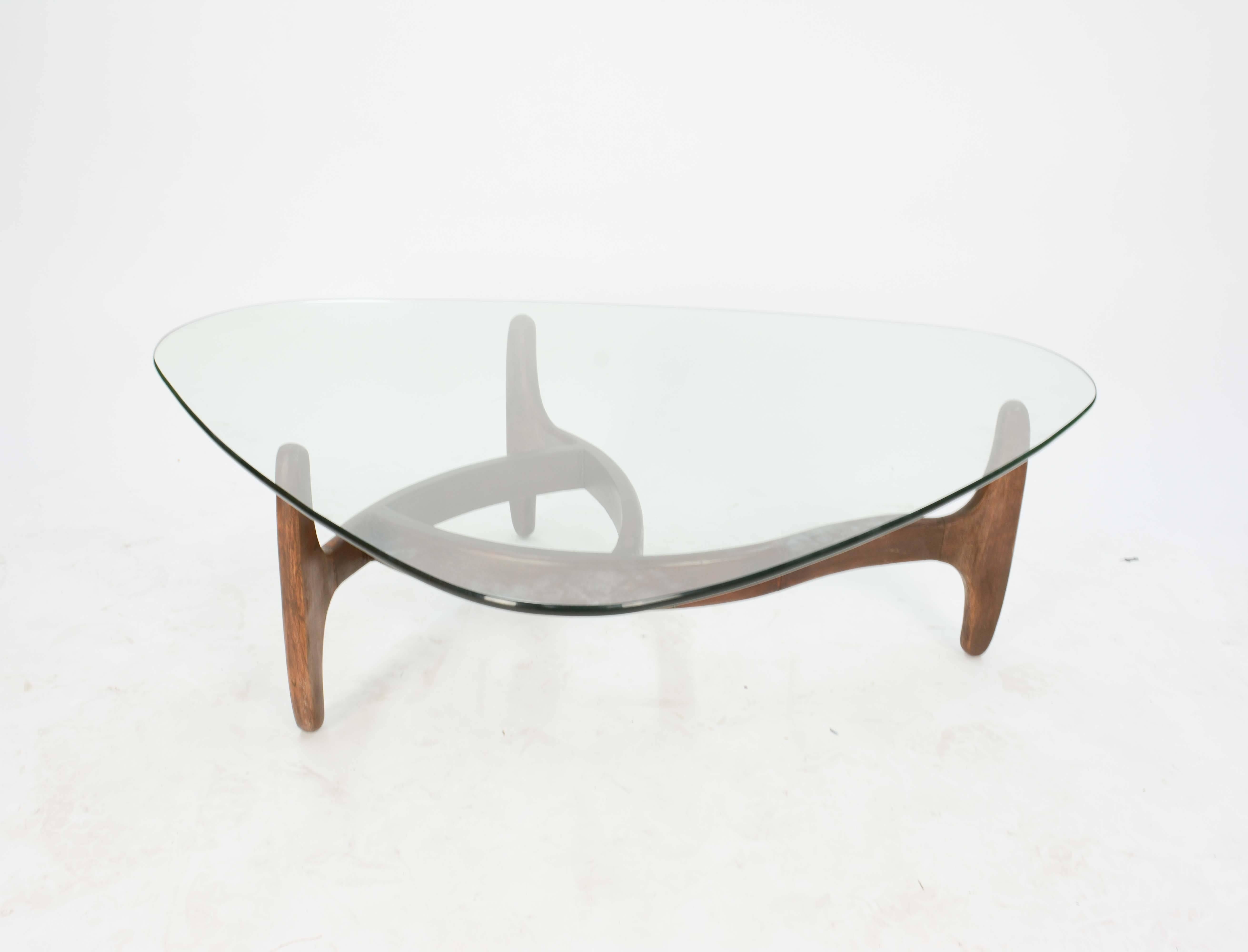 Biomorphic Coffee Table after Adrian Pearsall In Good Condition In Portland, OR