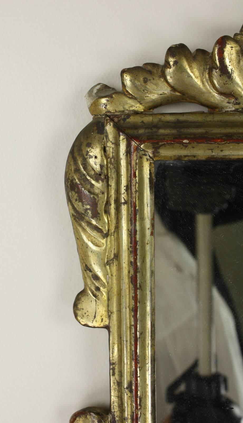 antique gilded mirror