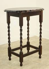 English Barley Twist Side Table