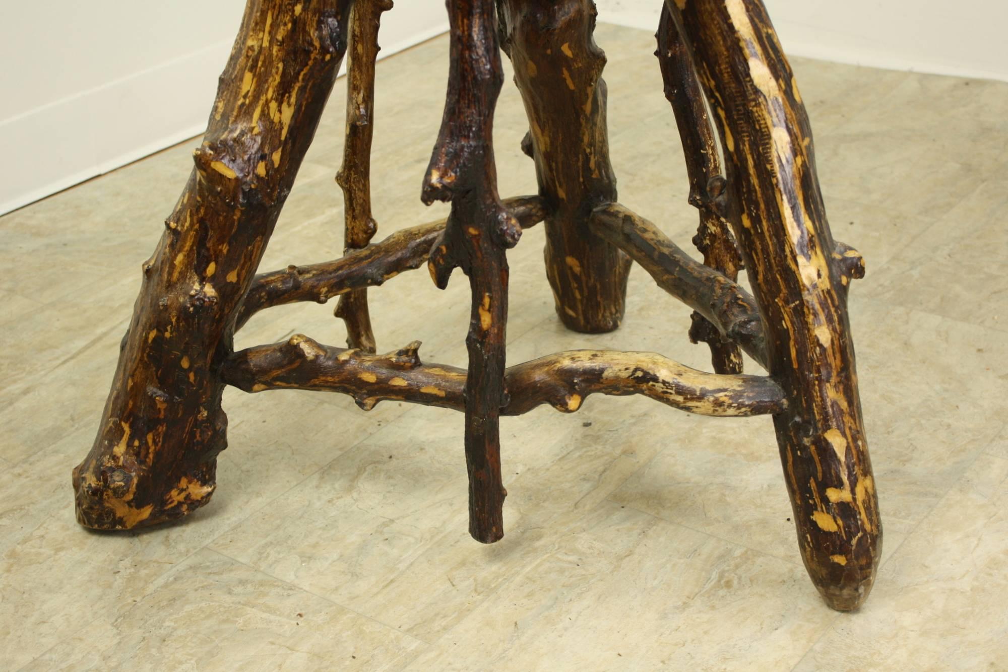 Antique Swedish Side Table, from Branches and Burrs For Sale 1