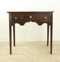 Period Three-Drawer Welsh Oak Lowboy