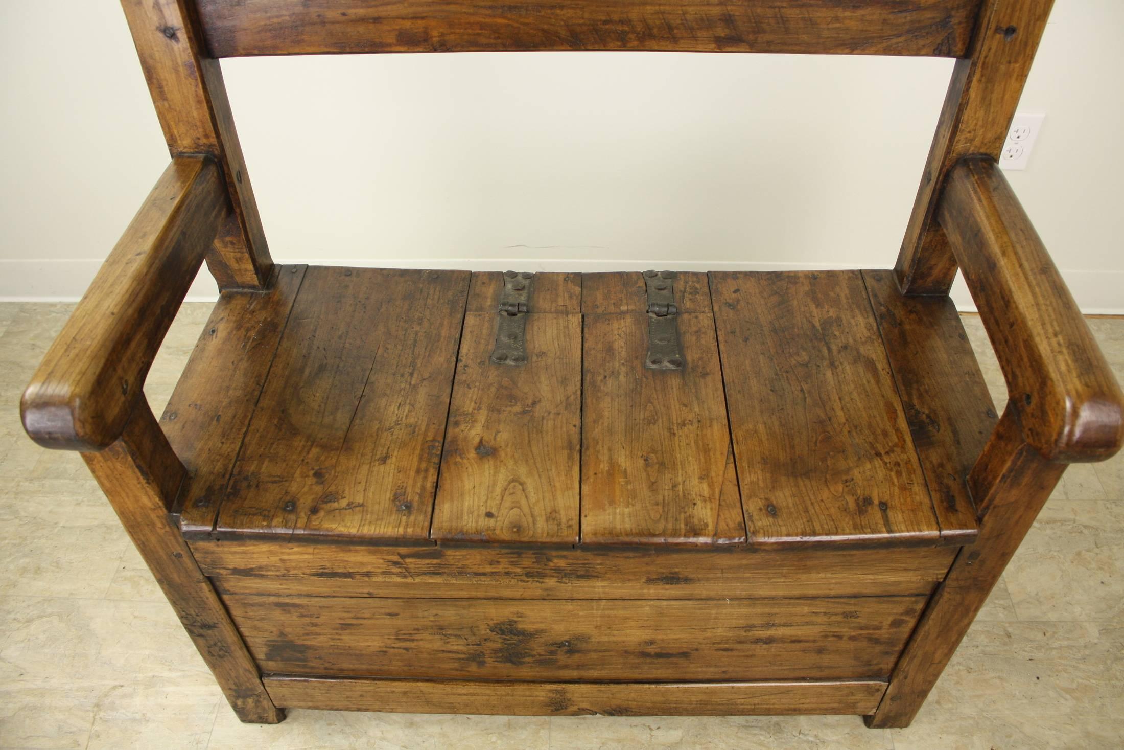 Chunky French Antique Cherry Seat 3
