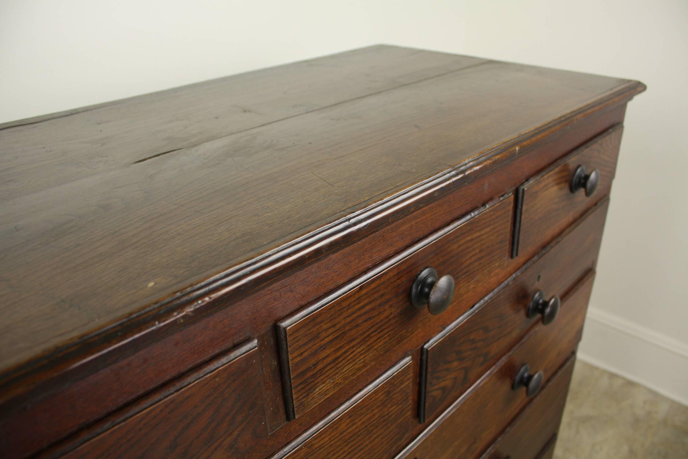 Welsh Period Oak Chest of Drawers 1