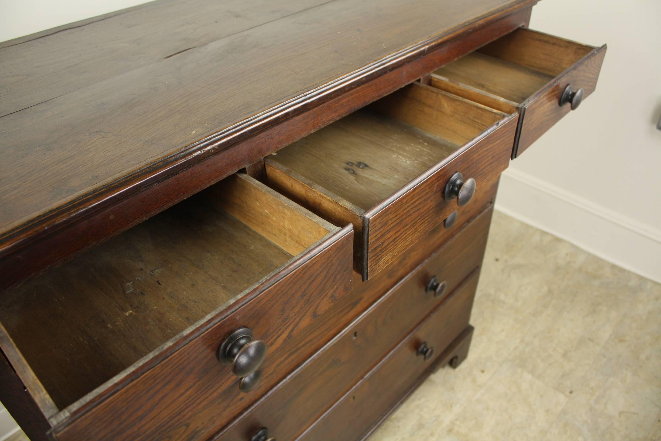 Welsh Period Oak Chest of Drawers 3