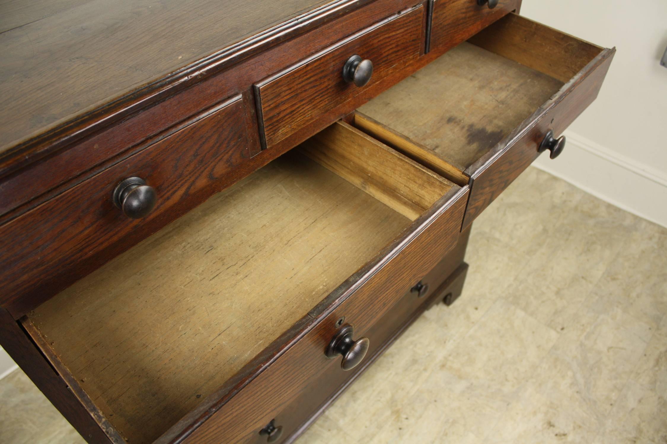 Welsh Period Oak Chest of Drawers 4