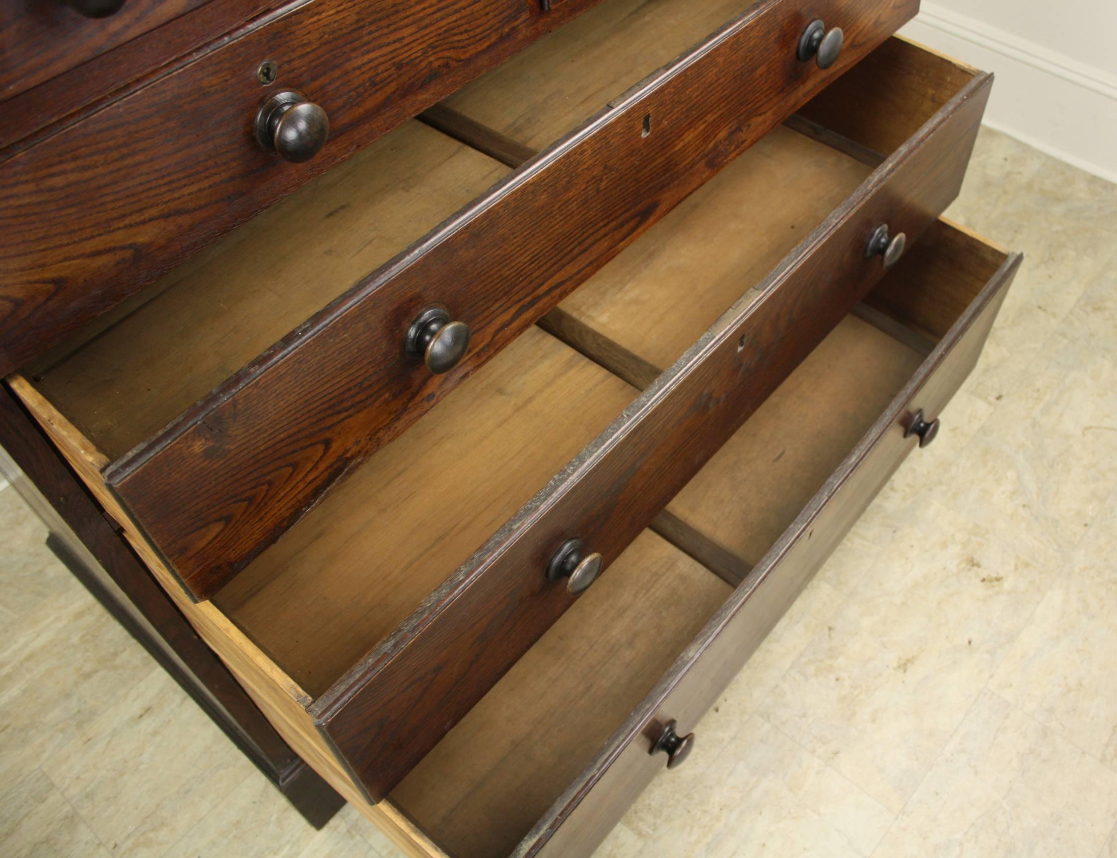 Welsh Period Oak Chest of Drawers 5