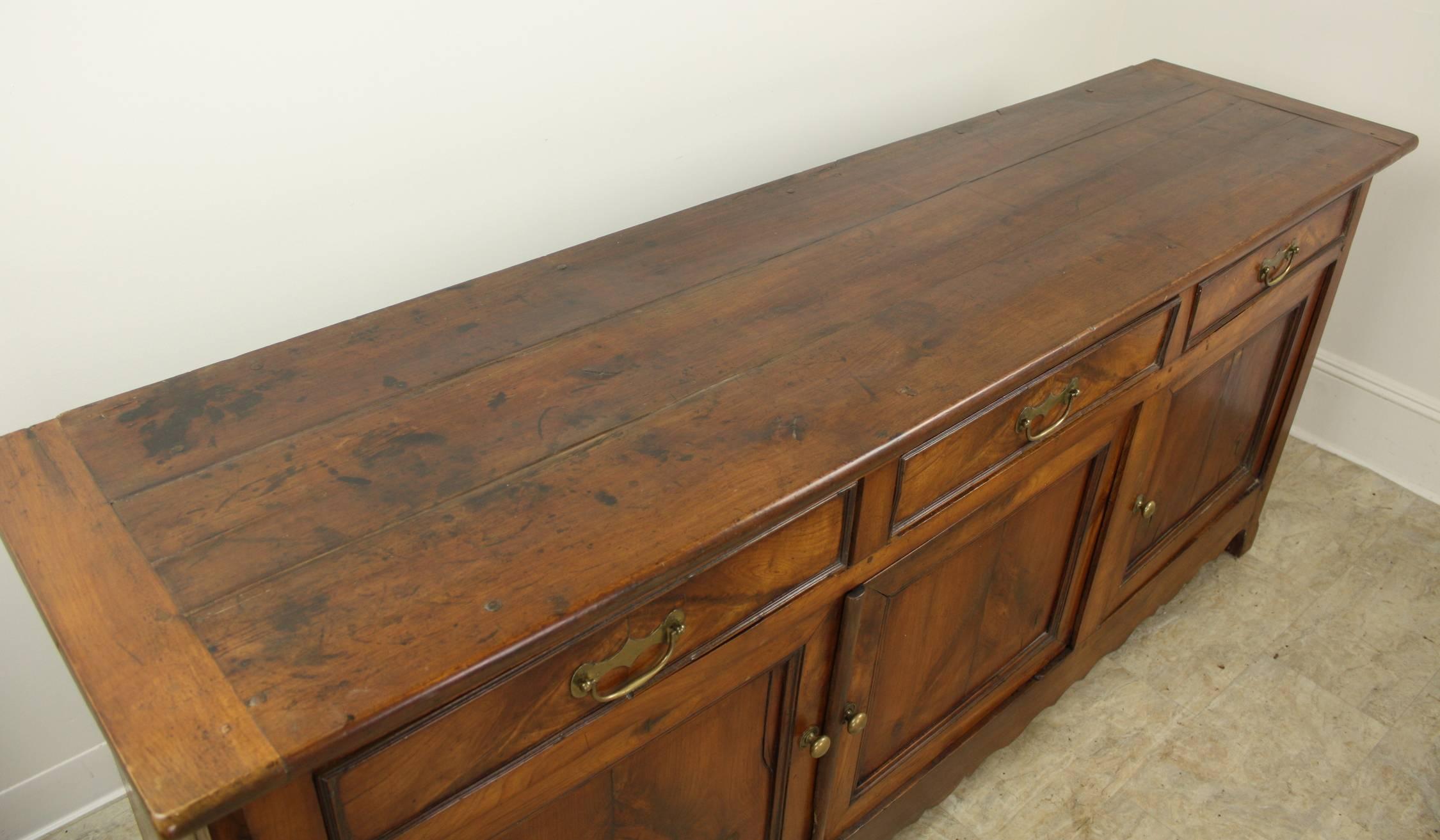 Dramatically Grained Antique Cherry Enfilade 1