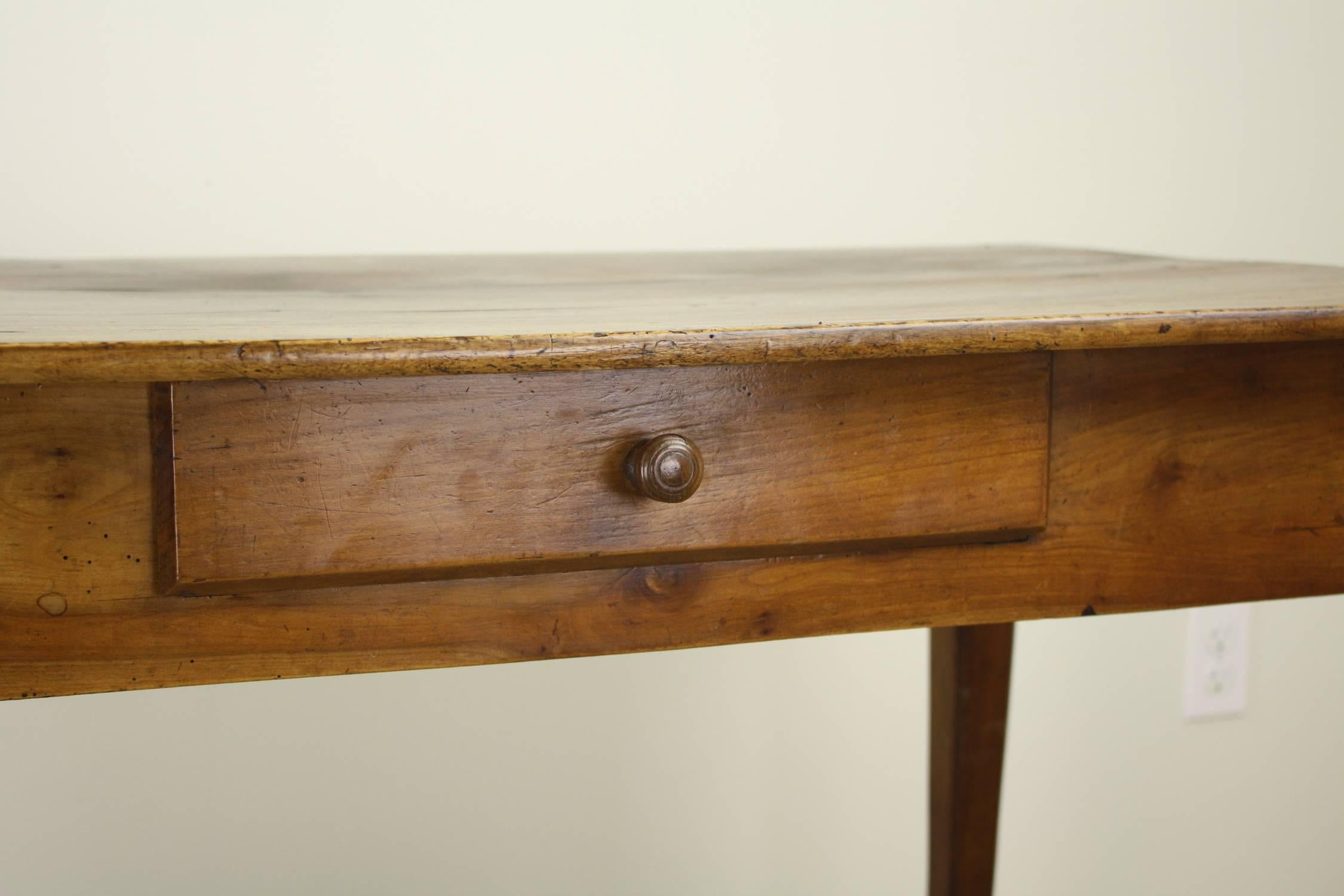 Antique French Walnut Writing Table 1