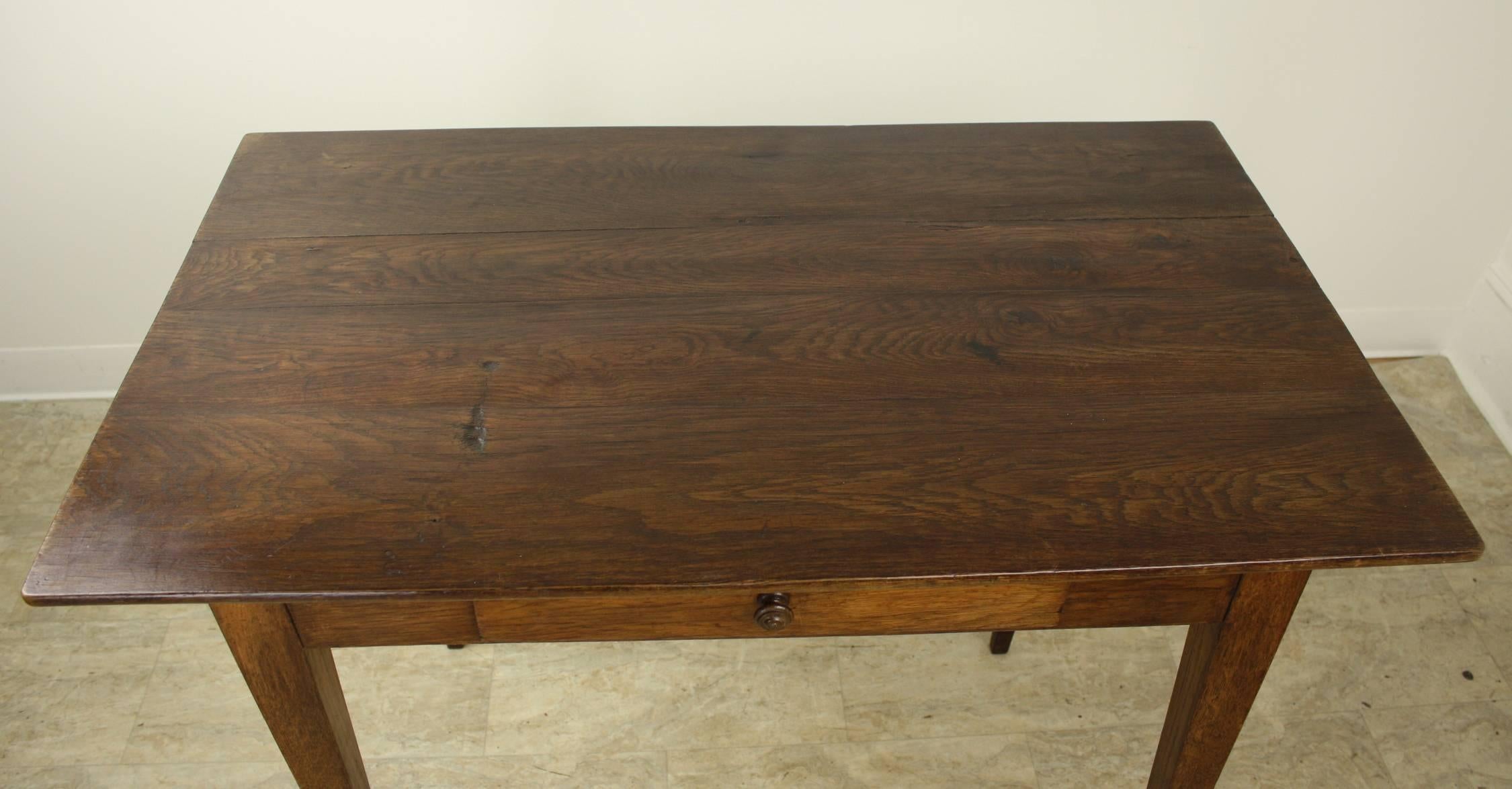 19th Century Antique Oak Side Table