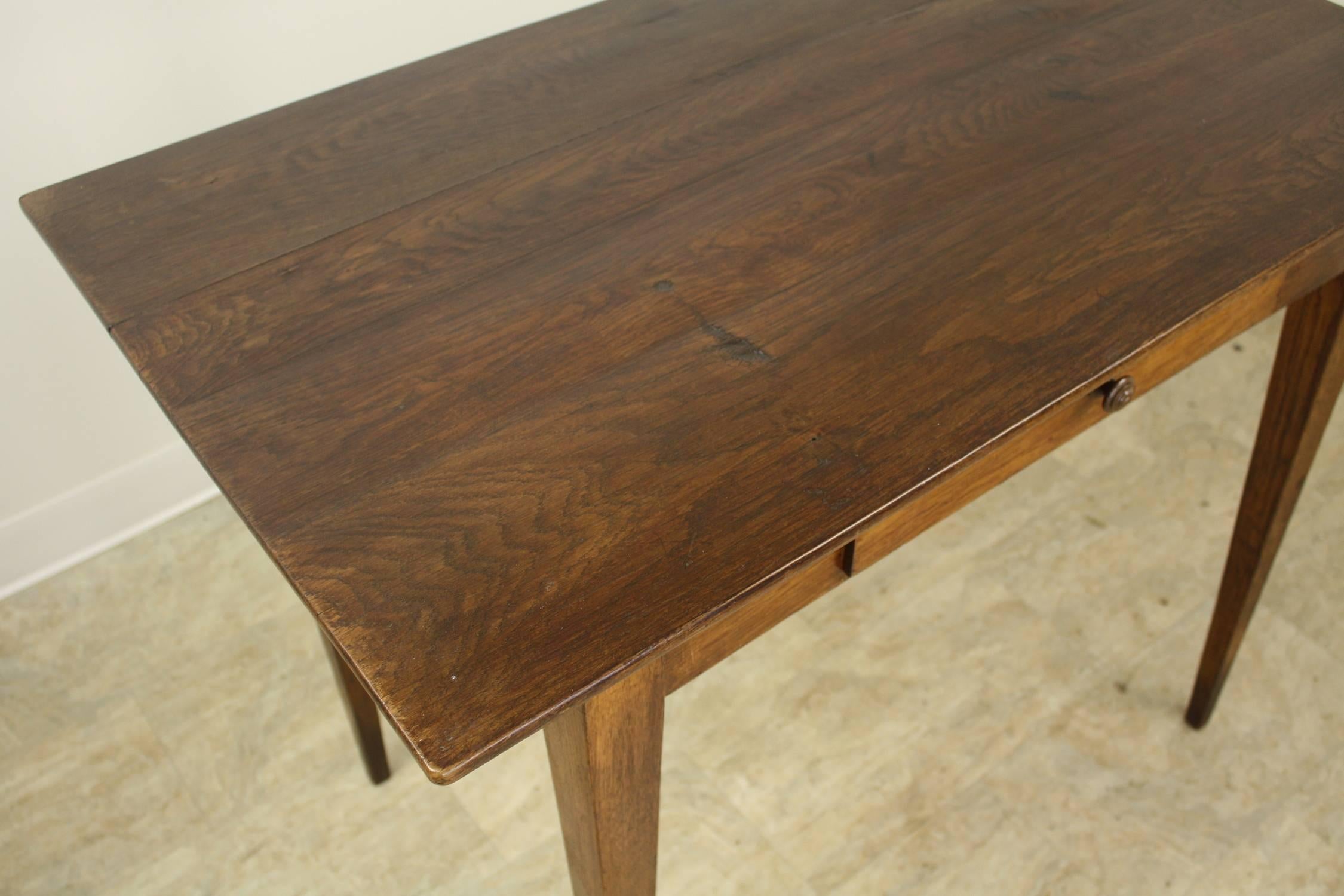 Antique Oak Side Table 1