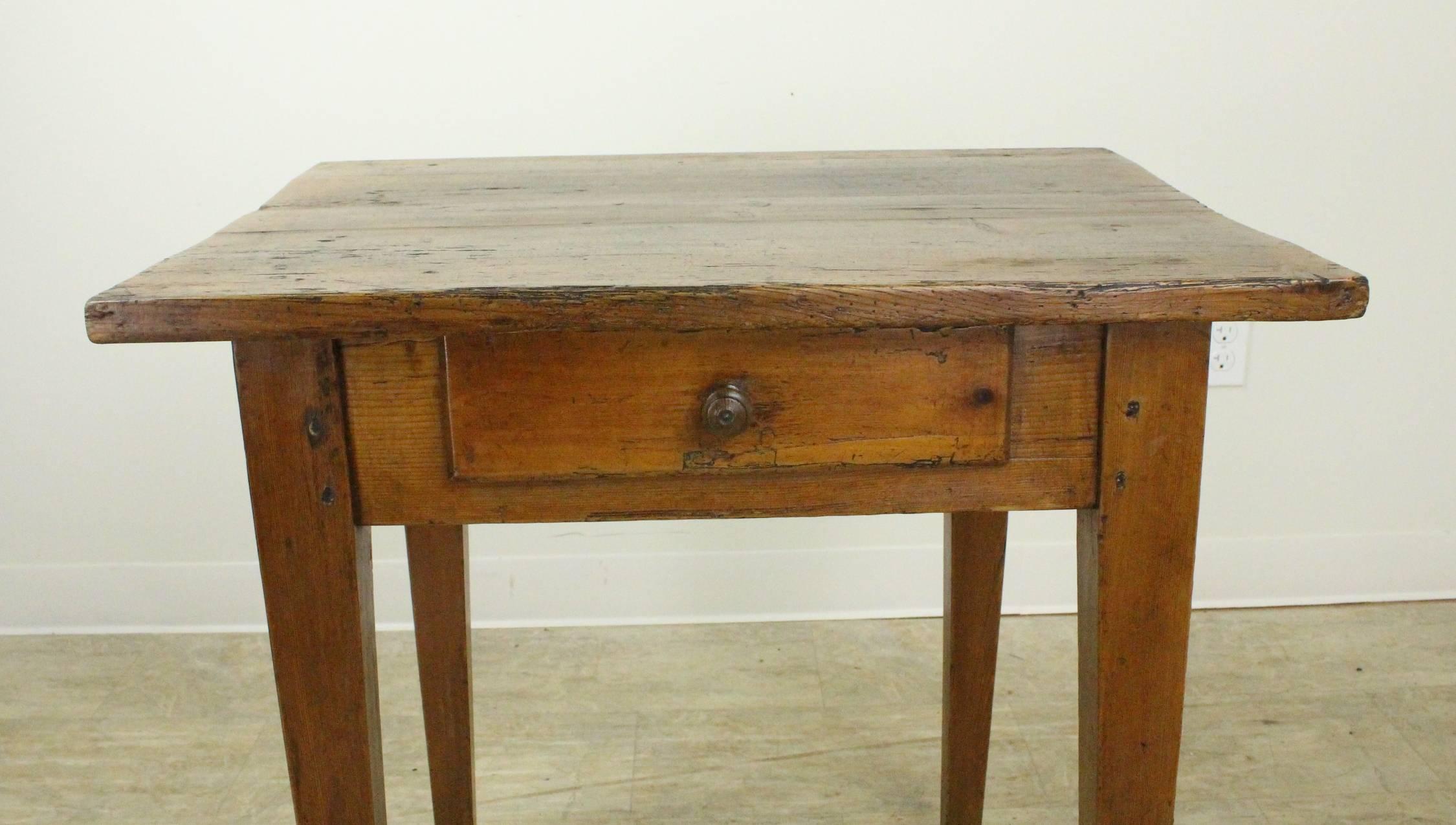Antique French Pine Side Table at 1stDibs antique pine side table