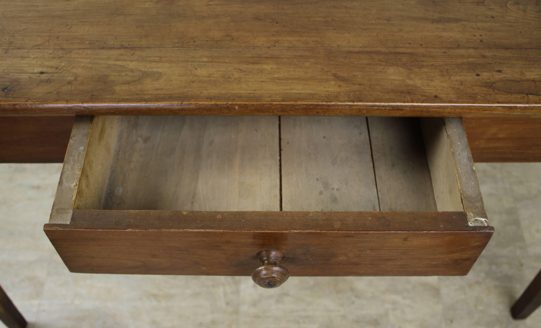 Beautifully Grained Antique Cherry Writing Table 3