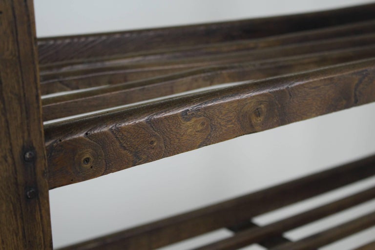 Antique French Elm Apple Rack or Standing Shelves at 1stDibs