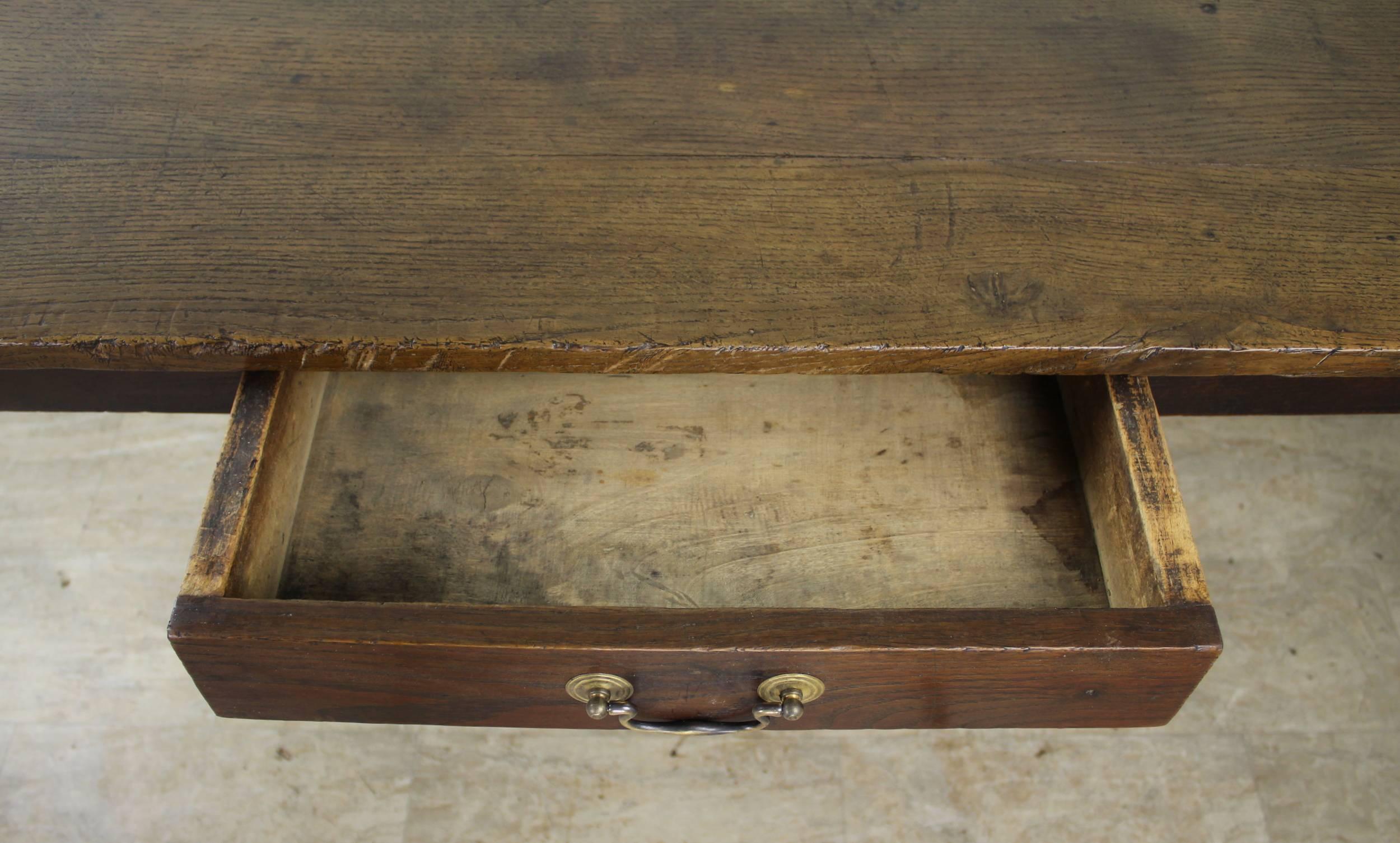 Antique Oak Farm Table 2