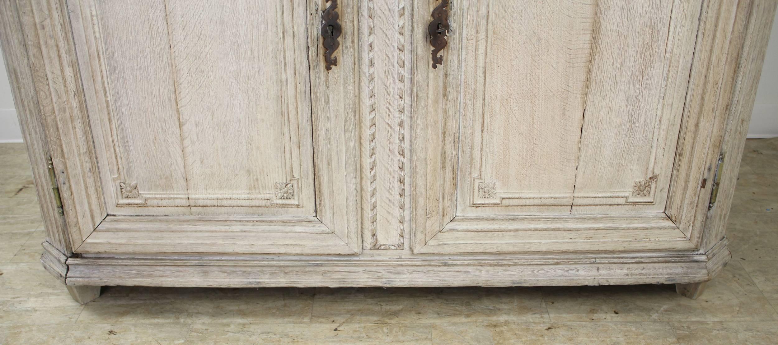 18th Century Bleached Oak Two-Door Buffet 3