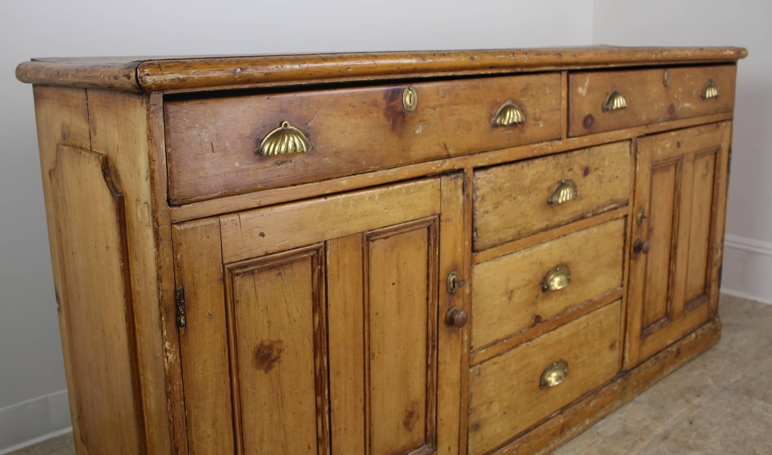 antique pine dresser base